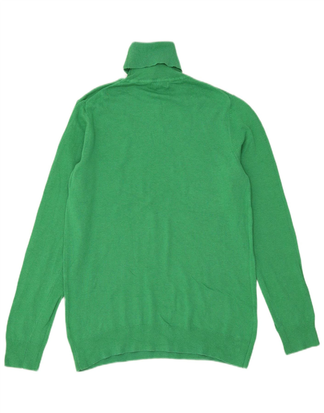 Gap Dame Rullehals Jumper Sweater UK 16 Stor Grøn Bomuld