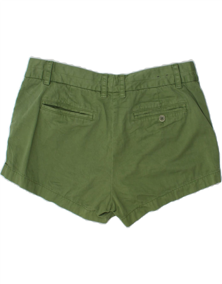 J. CREW Womens Chino Shorts US 12 Large W34 Green Cotton Vintage J. Crew and Second-Hand J. Crew from Messina Hembry 
