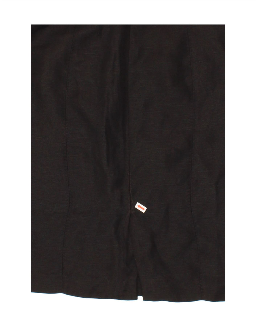 ZARA Womens Pencil Skirt Large W32 Black Linen Vintage Zara and Second-Hand Zara from Messina Hembry 