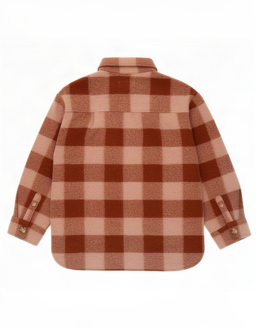 Zara Boys Overshirt Flanellskjorte 11-12 år brun ternet polyester