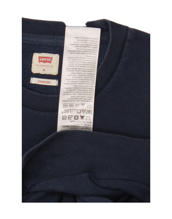 Levi's Herre Standard grafisk sweatshirt Jumper Medium Navyblå Bomuld