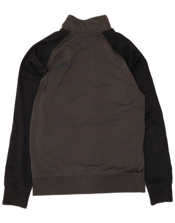 Nike Mens Graphic Tracksuit Top Jacket Small Grey Colourblock Polyester