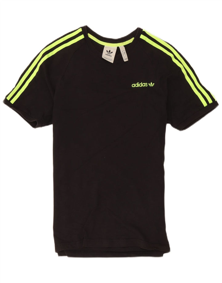 Adidas herre T-shirt top lille sort bomuld