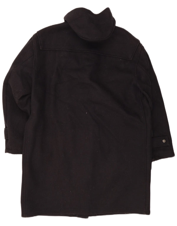 Paul & Shark Herre Yachting Hooded Duffle Coat UK 40 Large Navy Blue Wool