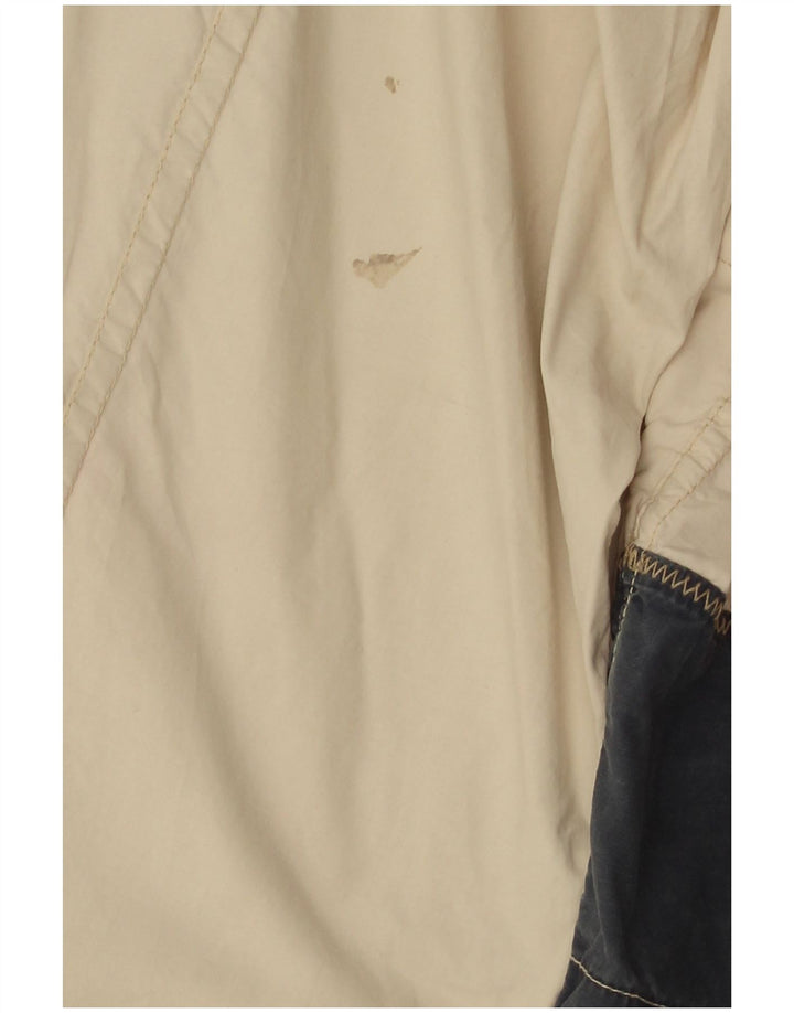 Ocean Star Herre Windbreaker Jacket IT 46 Small White Colourblock Synthetic