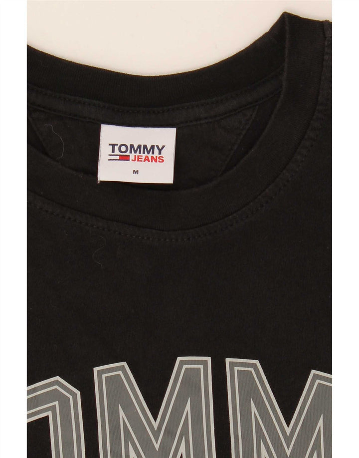 Tommy Hilfiger Herre Grafisk T-Shirt Top Medium Sort