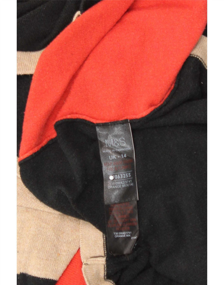 Marks & Spencer Dame sweater med rund hals DK 14 Medium Orange
