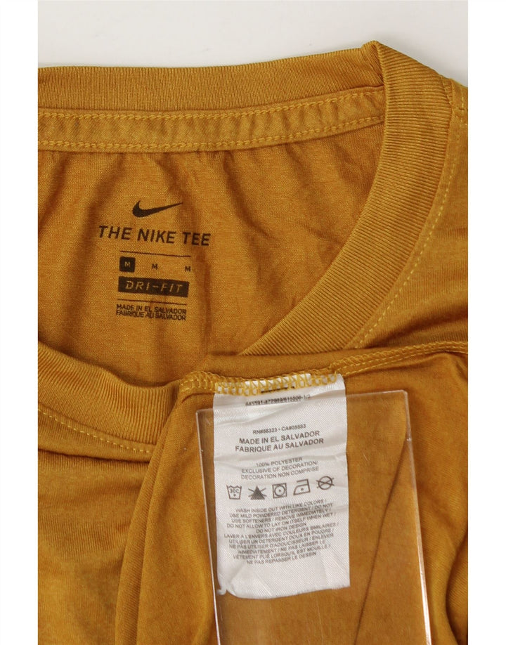 NIKE Womens Dri Fit T-Shirt Top UK 14 Medium Brown Polyester Vintage Nike and Second-Hand Nike from Messina Hembry 