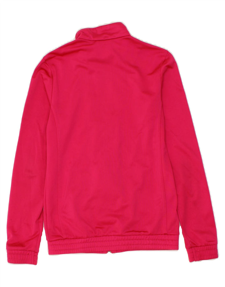 ADIDAS Girls Tracksuit Top Jacket 13-14 Years Pink Polyester Vintage Adidas and Second-Hand Adidas from Messina Hembry 