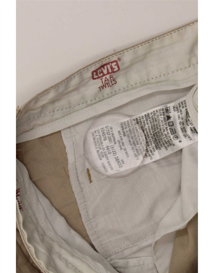 Levi's Straight Chino-bukser til mænd W28 L32 Grå bomuld