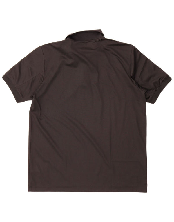 Adidas Herre Climalite Polo Shirt UK 44/46 Large Black Colourblock Polyester