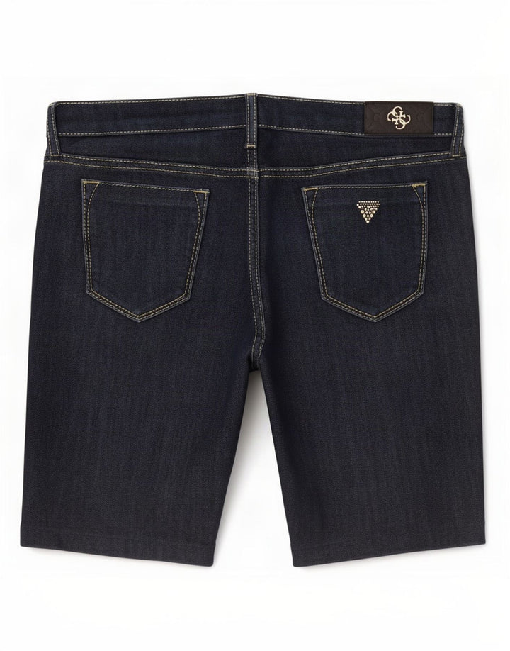 Guess denimshorts til kvinder W31 Mellem marineblå bomuld