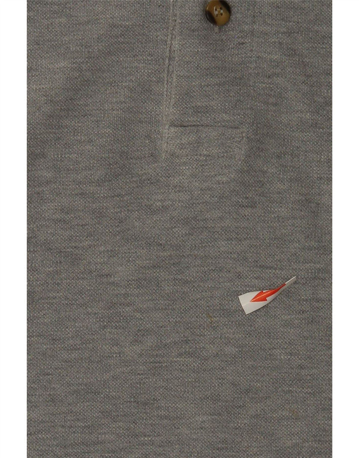 Marina Yachting Herre grafisk polo shirt mellemgrå bomuld