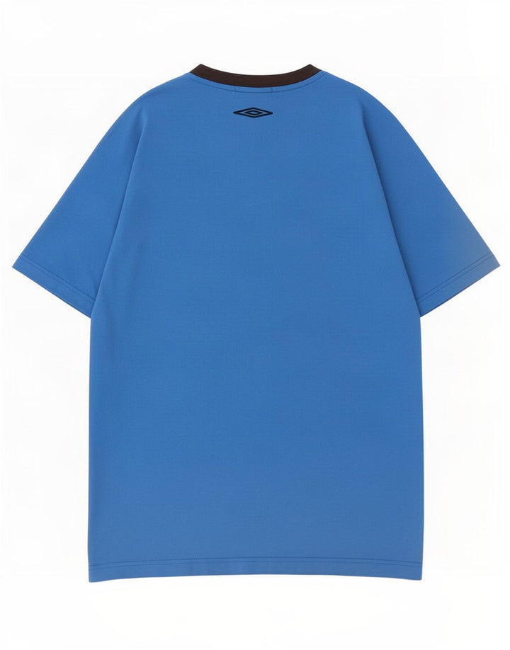 Umbro Herre T-Shirt Top Medium Blå Bomuld
