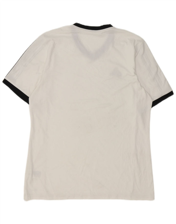 Adidas Herre Climalite T-Shirt Top Stor Hvid Polyester