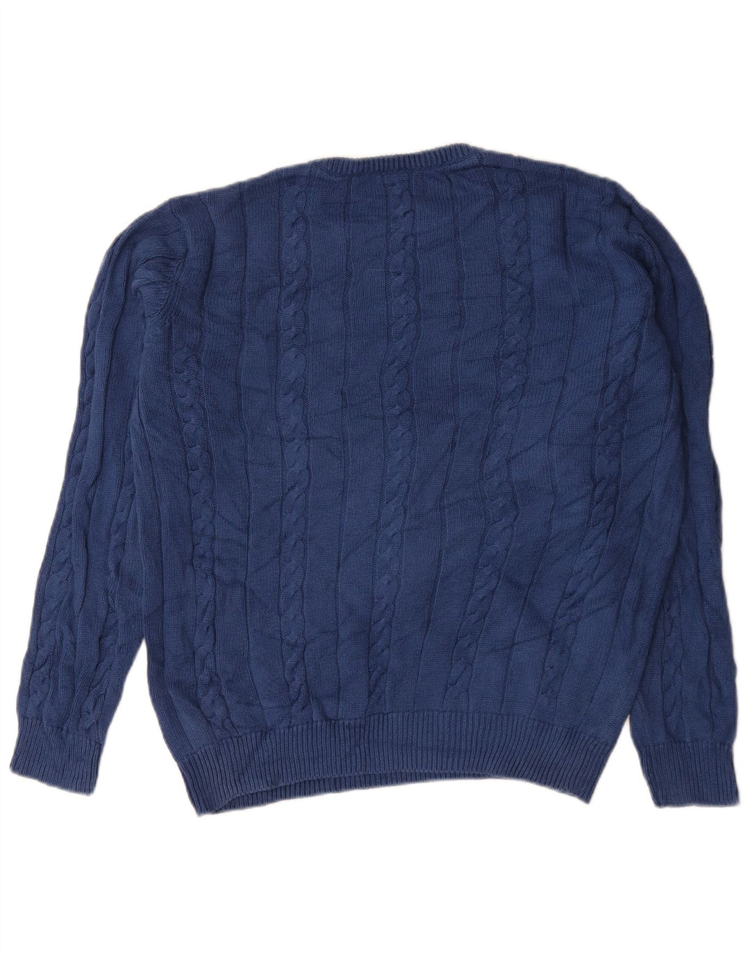 Marks & Spencer Herre Blue Harbor Crew Neck Jumper Sweater Small Navy Blue