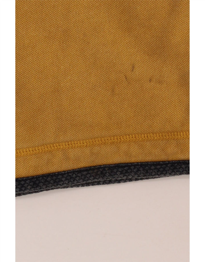 Fat Face Herre Zip Neck Sweatshirt Jumper 2XL Gul Bomuld