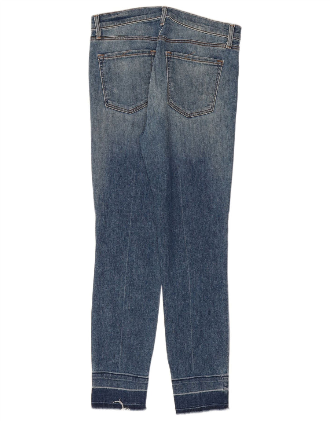 J MÆRKE Dame Mid Rise Capri Jeans W28 L27 Blå Bomuld