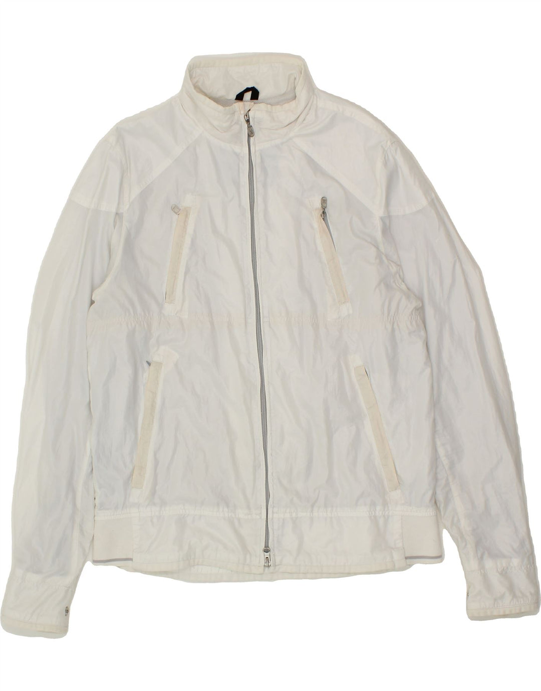 BELSTAFF Womens Utility Jacket UK 18 XL White Polyester Vintage Belstaff and Second-Hand Belstaff from Messina Hembry 