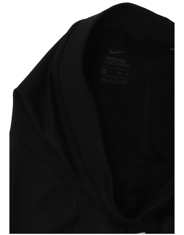 NIKE Grafiske Leggings til kvinder UK 4 XS Sort