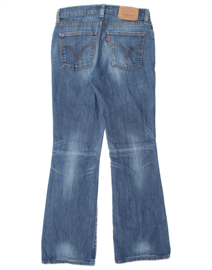 LEVI'S Dame 10529 Bootcut Jeans W29 L30 Blå Bomuld