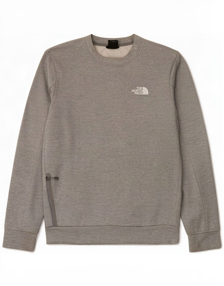 The North Face Herre Sweatshirt Jumper Medium Grey Flecked Polyester