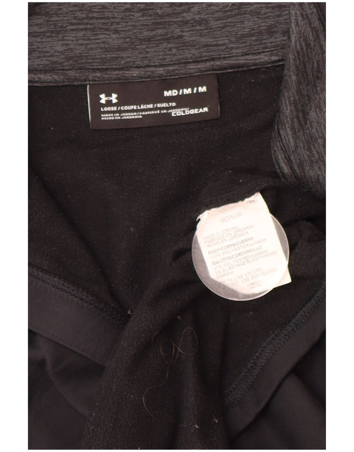 UNDER ARMOR Herre Cold Gear Loose Fit Sweatshirt Jumper Medium Sort