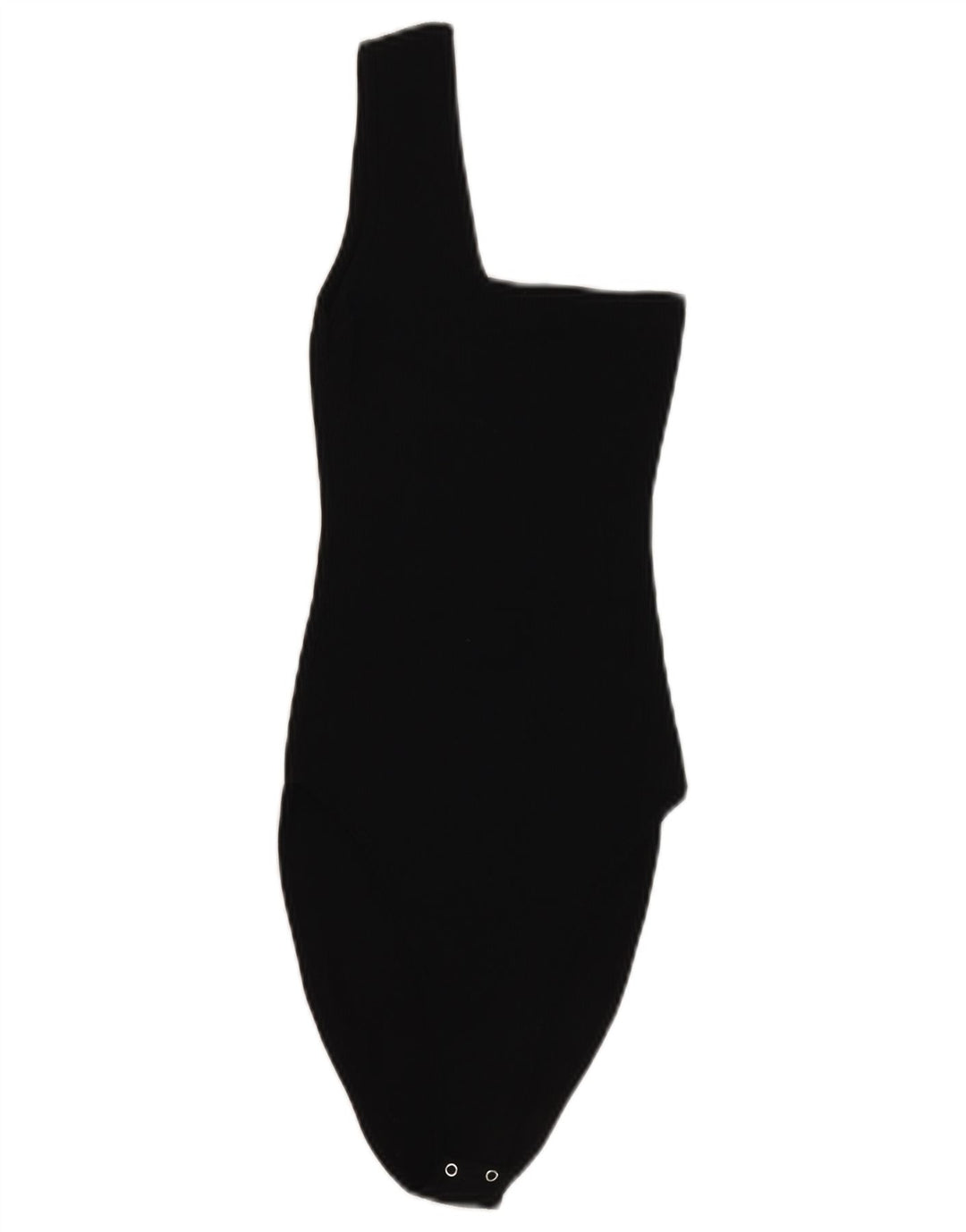 Zara Womens One Shoulder Bodysuit UK 8 Small Black