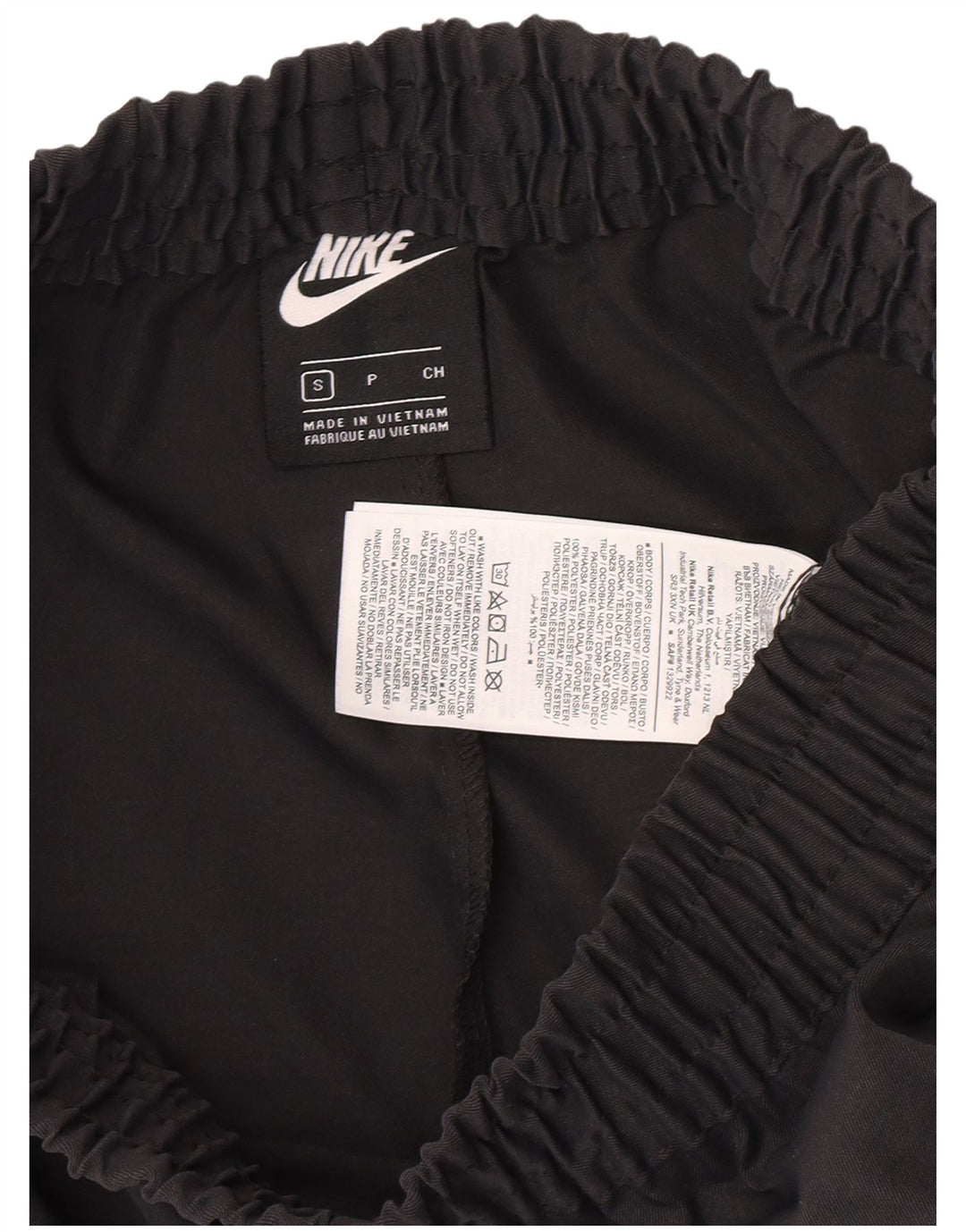 Nike sportsshorts til kvinder UK 8 Small Black Polyester