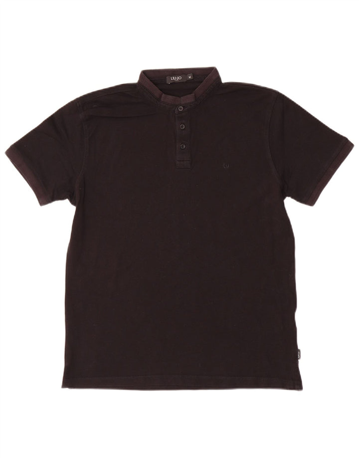 LIU JO Herre Uomo Polo Shirt Medium Sort Bomuld