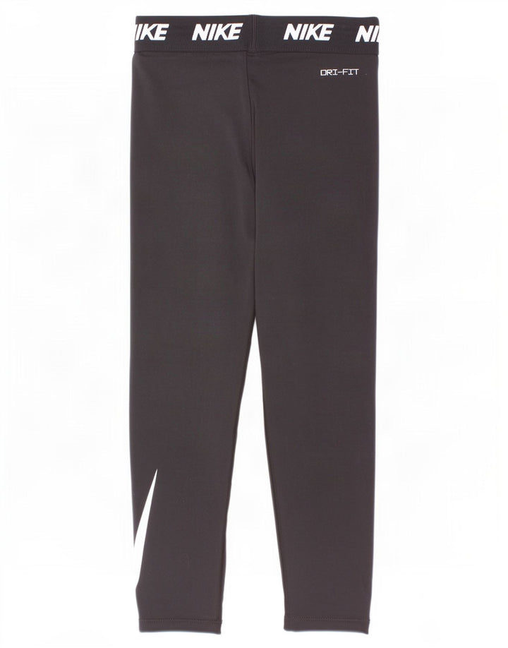 Nike piger grafiske leggings 6-7 år store sorte