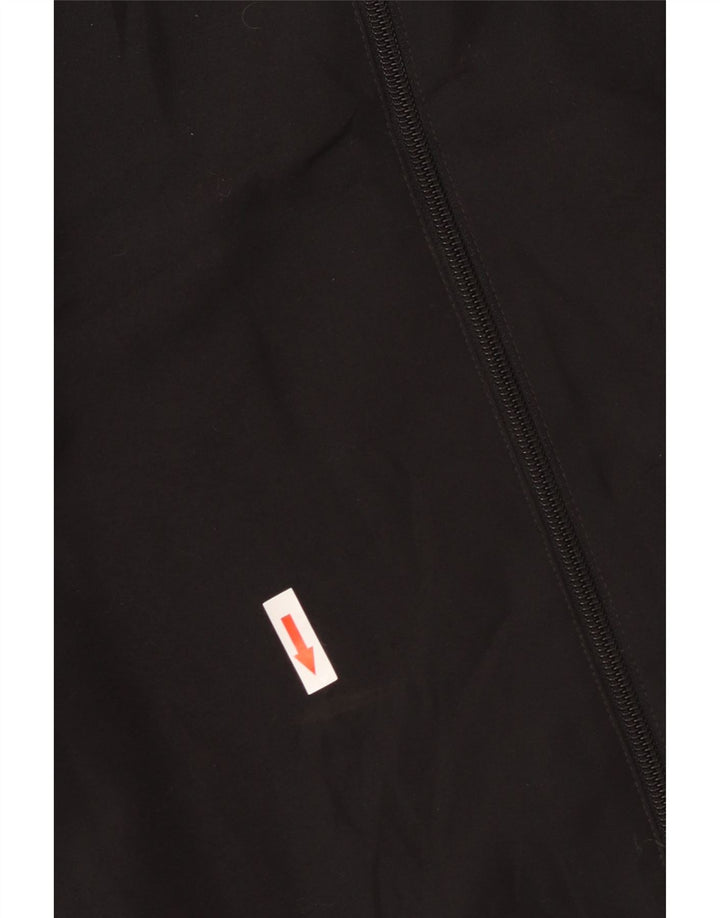 Adidas Herre grafisk træningsdragt Topjakke UK 38/40 Medium Sort Colourblock