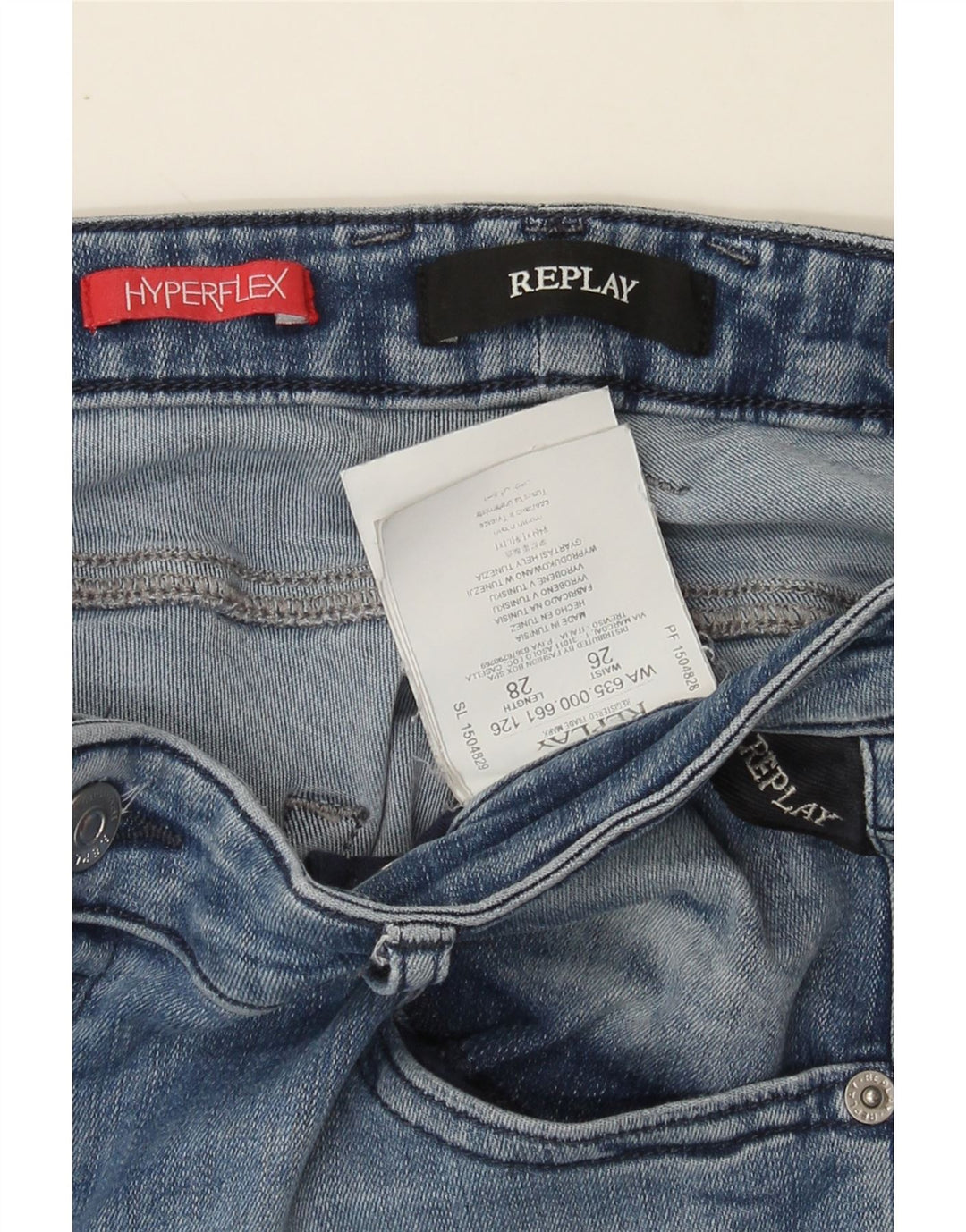 REPLAY Womens Katewin Slim Jeans W26 L28 Blue Cotton Vintage Replay and Second-Hand Replay from Messina Hembry 