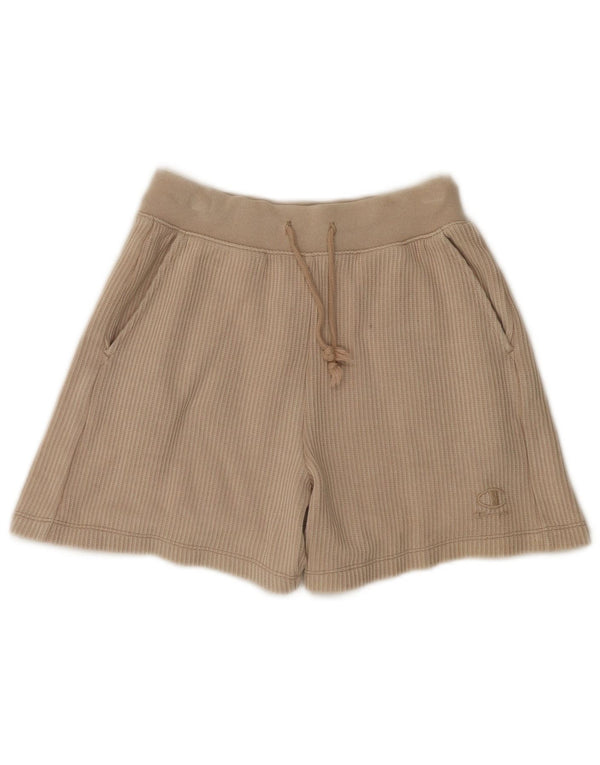 Champion sportsshorts til kvinder UK 6 XS beige bomuld