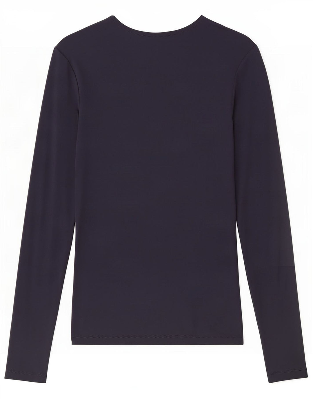 Zara Dame Top Langærmet UK 8 Small Navy Blue Polyamid