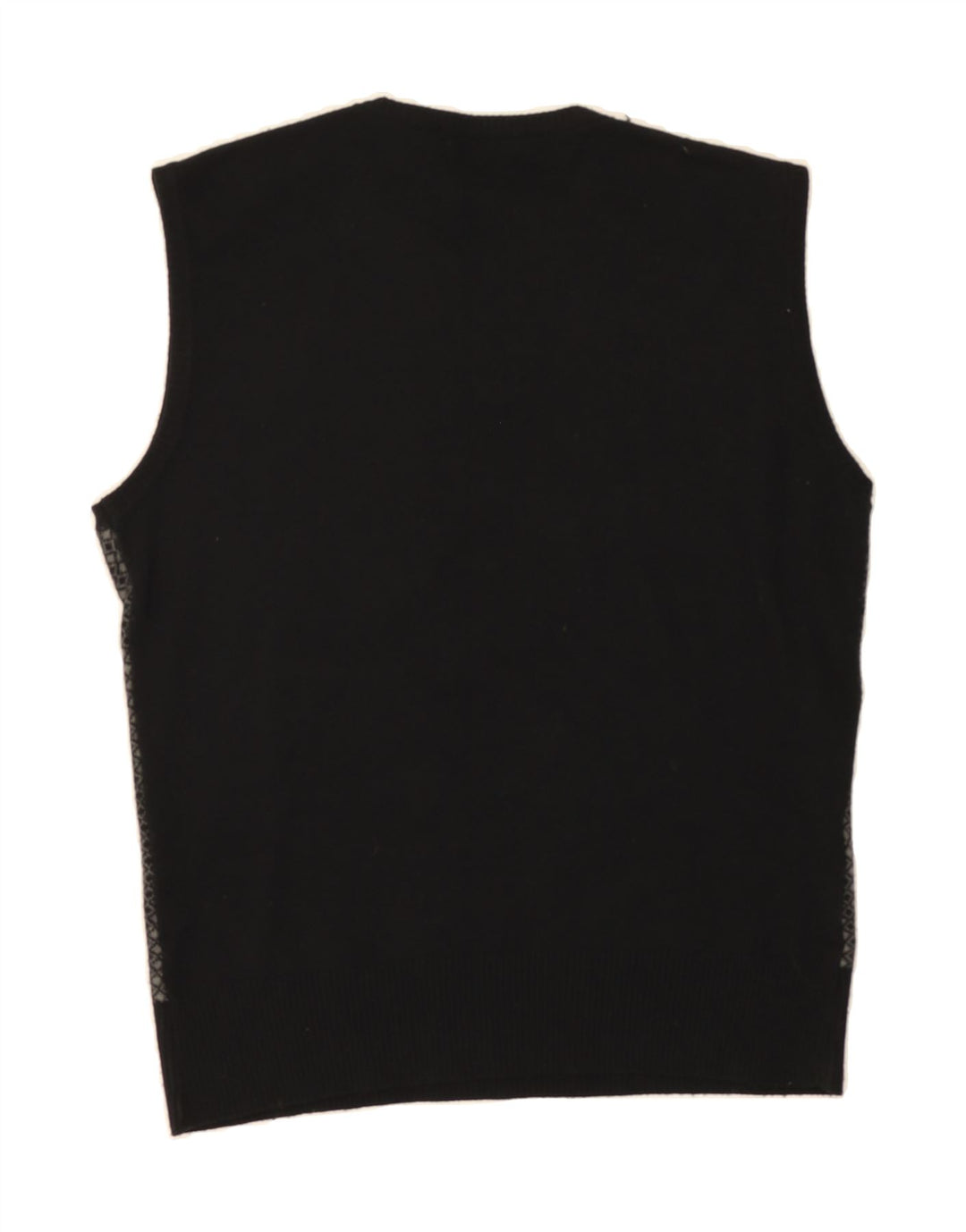NARAMAGLIE Womens Vest Tank Top UK 10 Small Black Spotted Polyacrylic Vintage Naramaglie and Second-Hand Naramaglie from Messina Hembry 