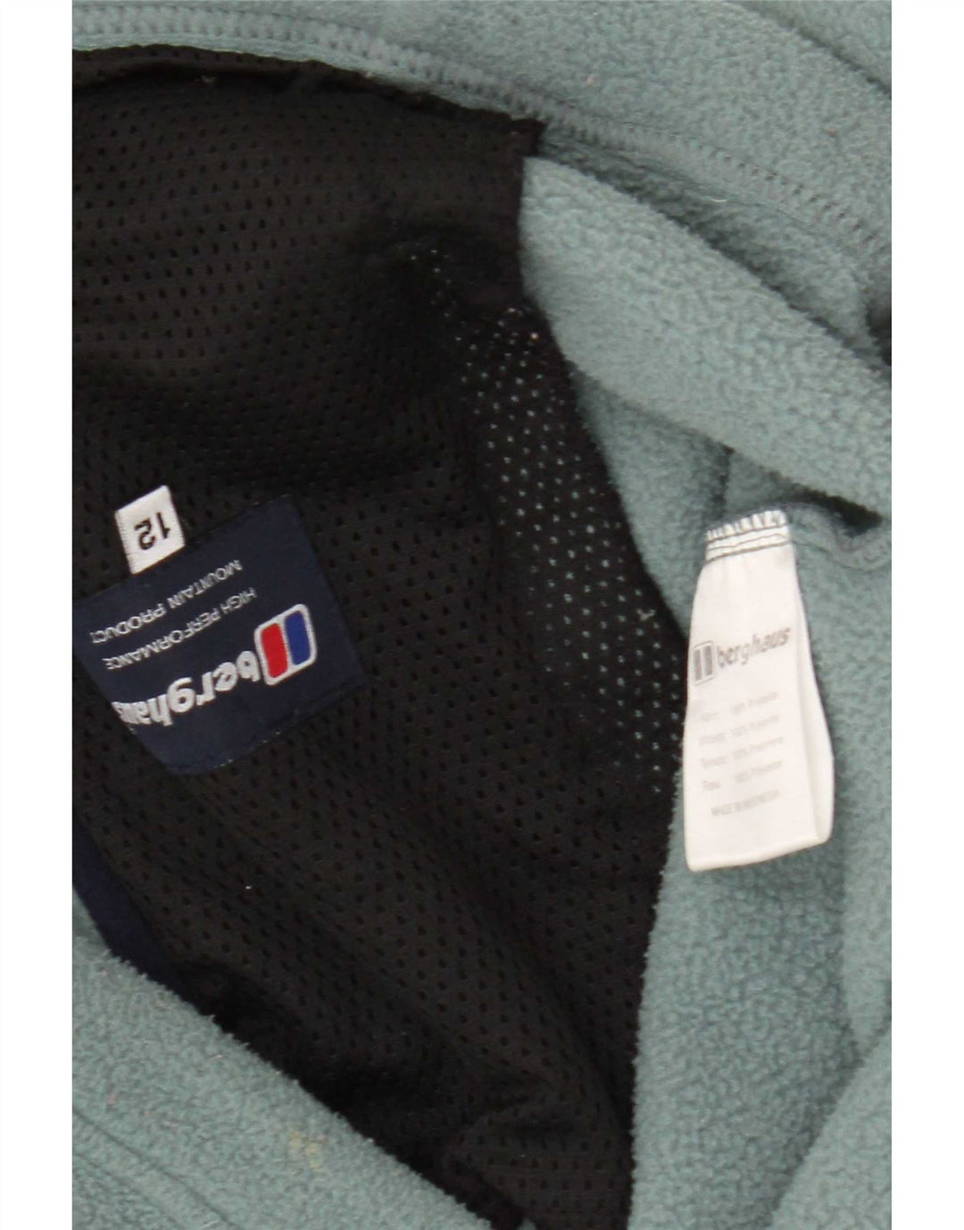 Berghaus Dame Fleece Gilet UK 12 Medium Blue Polyester