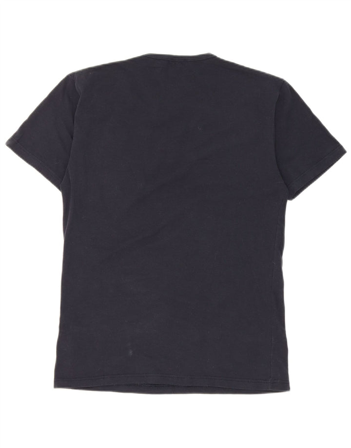 Kappa Dame T-Shirt Top UK 14 Large Navy Blue