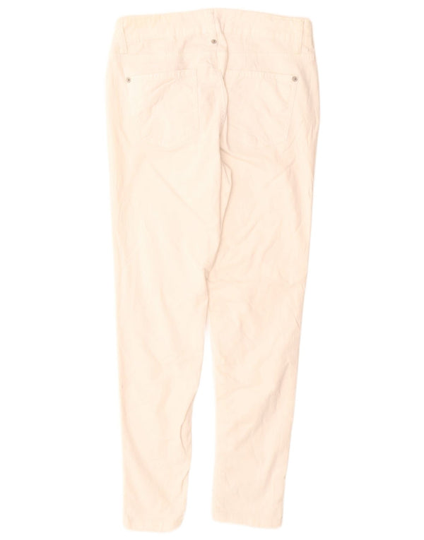 Zara Dame Skinny Jeans EU 38 Small W28 L28 Hvid Bomuld