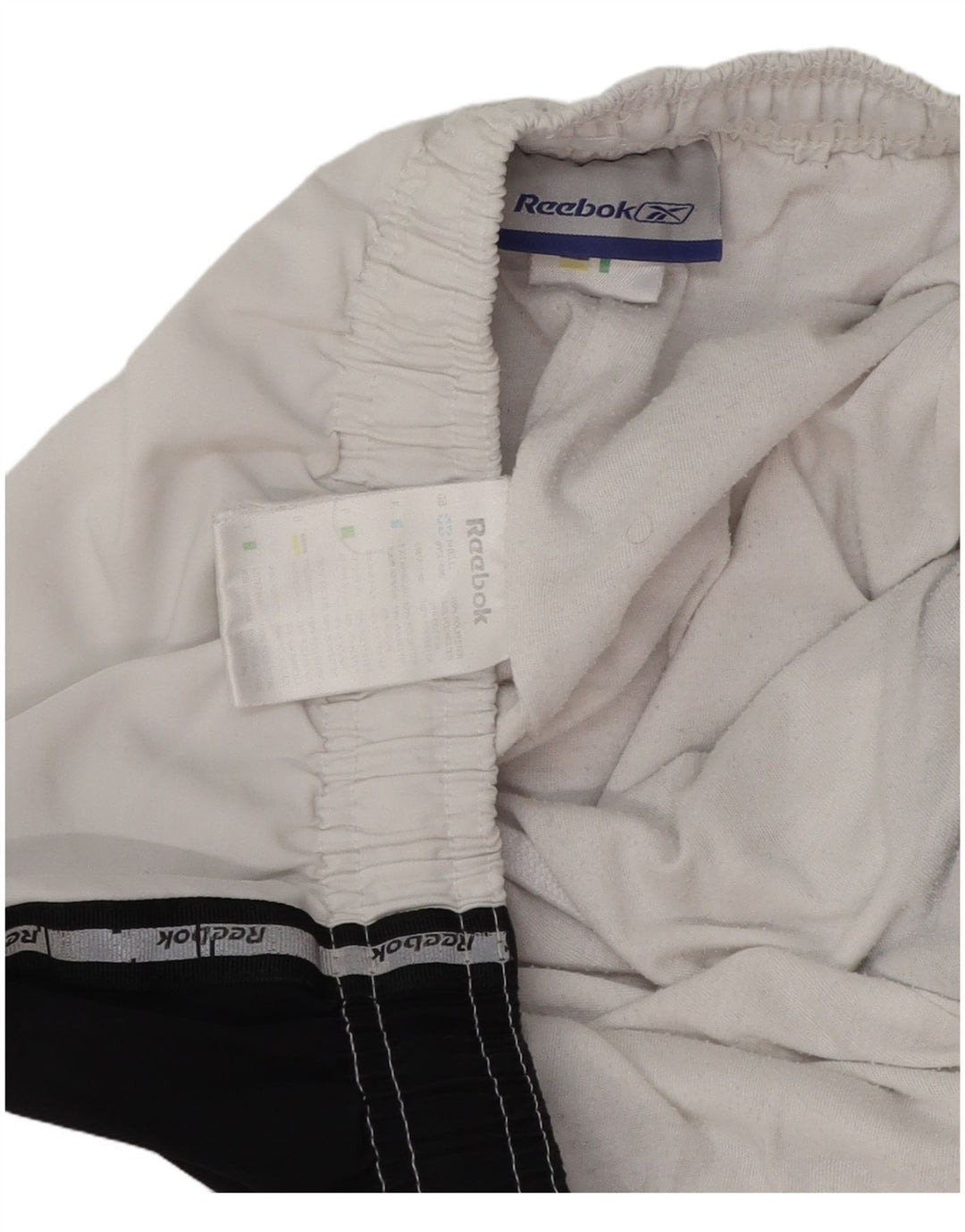 Reebok Herre grafisk træningsdragt Bukser Medium White Colourblock Polyester