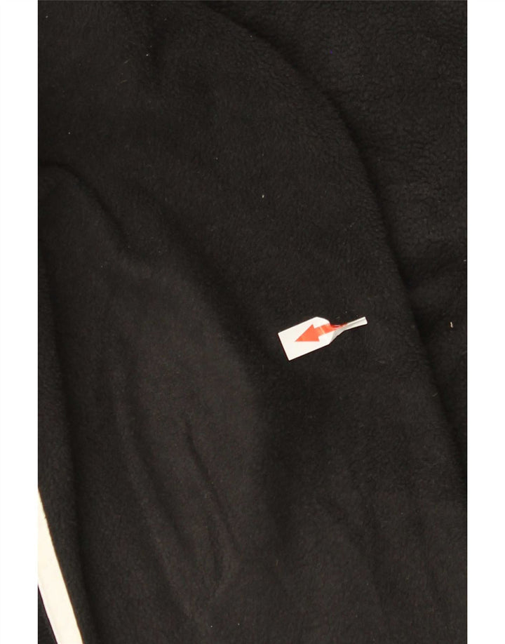 Adidas Fleecejakke til mænd UK 36 Lille sort polyester