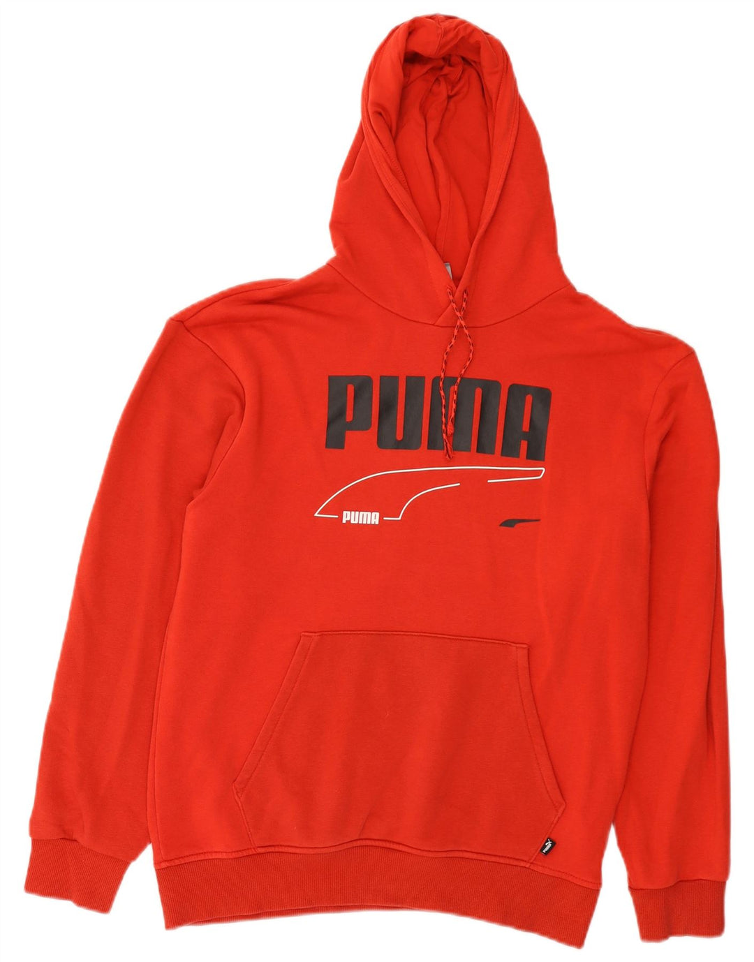 Puma Grafisk hættetrøje til mænd, lille rød bomuld