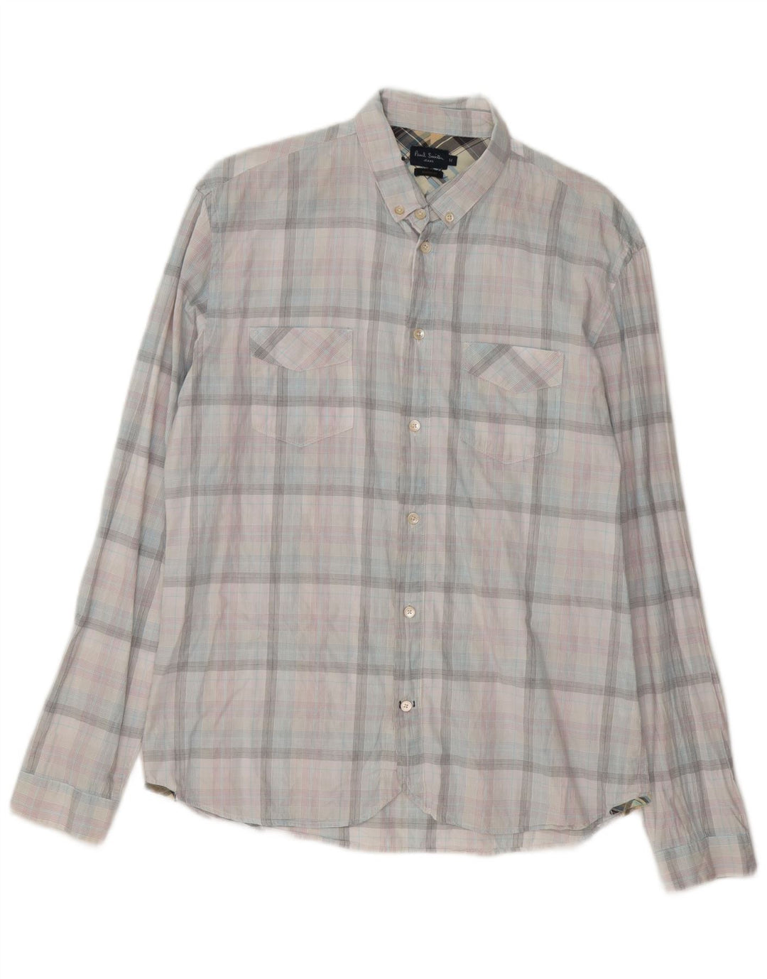 Paul Smith Herre Classic Fit skjorte Medium Flerfarvet ternet bomuld
