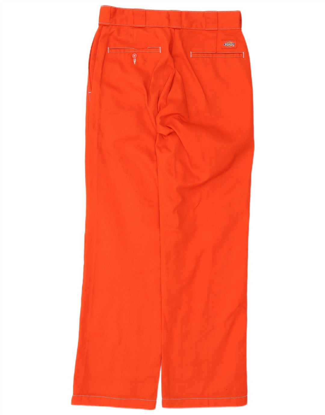 DICKIES Straight Chino-bukser til mænd W30 L32 Orange Bomuld