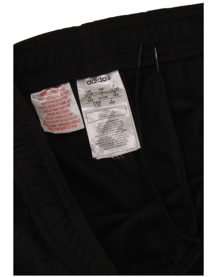 Adidas Girls Aeroready Tracksuit Bukser 13-14 år Sort Polyester