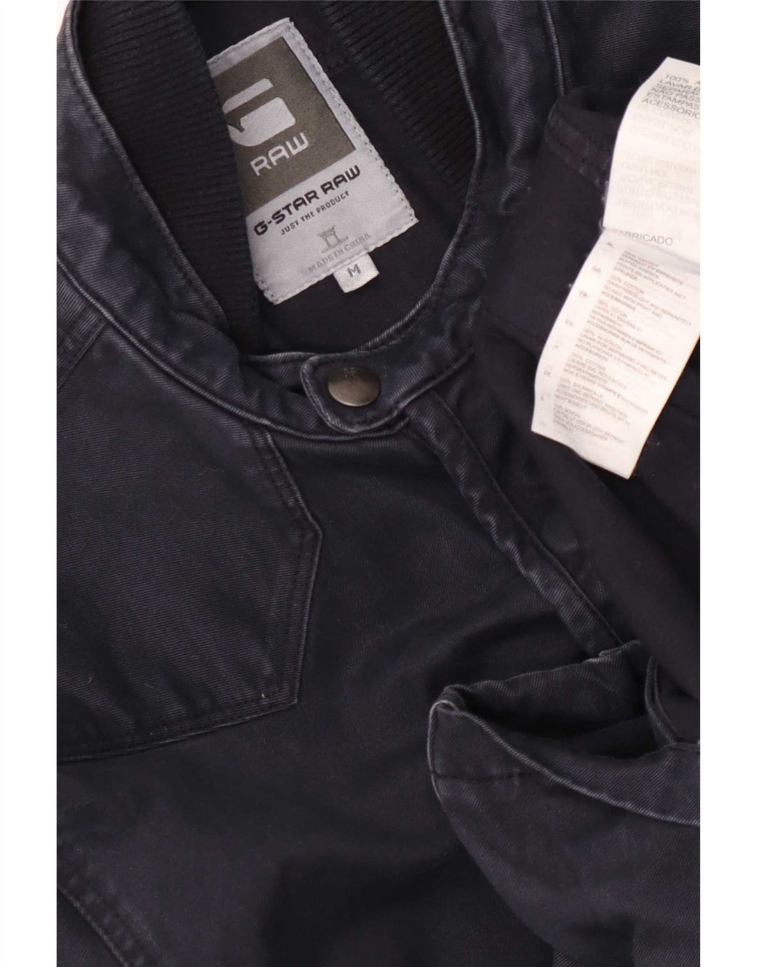 G-Star Herre Utility Jacket UK 38 Medium Navy Blue Cotton