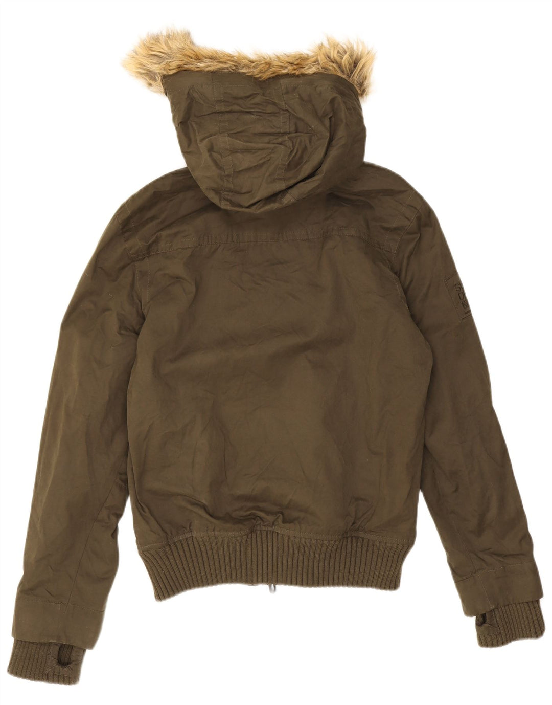 Superdry Herre The Windbomber Bomber Windbreaker Jacket UK 36 Small Khaki