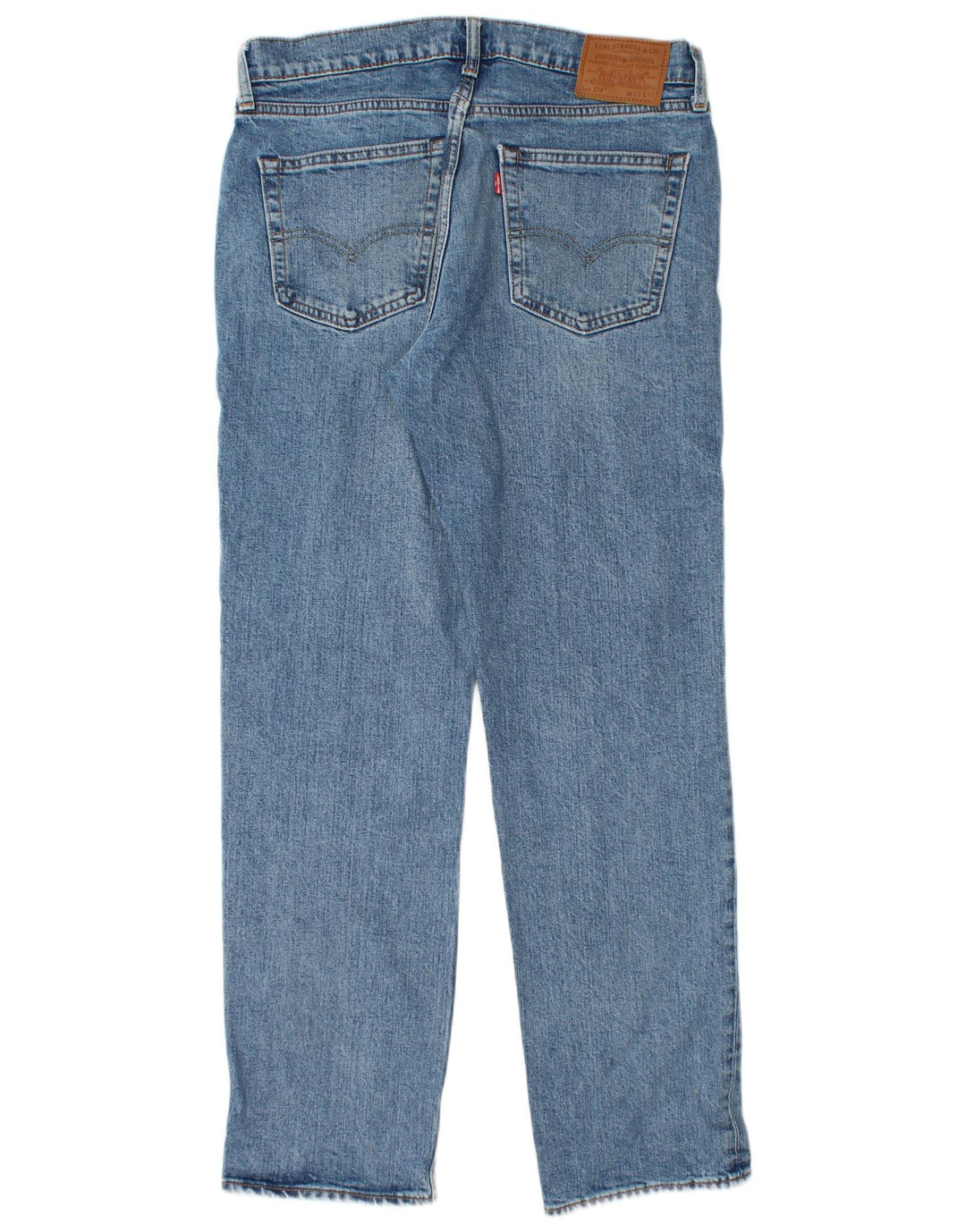 Levi's Straight Jeans til mænd W33 L30 blå bomuld