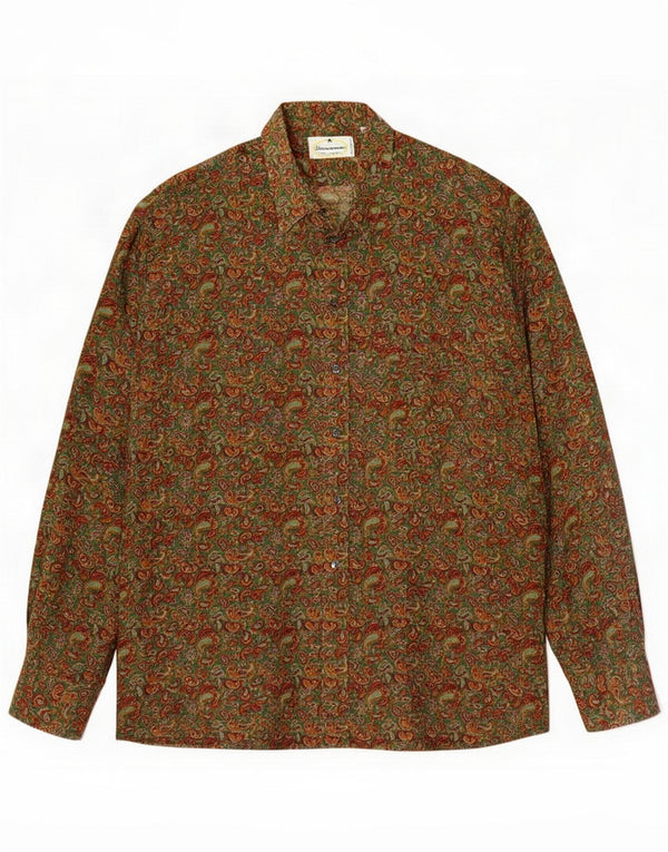 Bananarama Herreskjorte XL Khaki Paisley Viscose