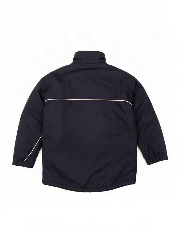 Adidas Herre Loose Fit Polstret Frakke UK 38/40 Medium Navy Blue Polyester